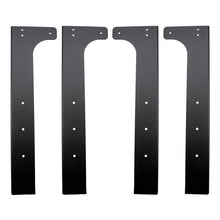 Cargar imagen en el visor de la galería, Wehrli Modular Steel Work Bench Leg Kit 40in Tall x .120in Thick - Flat Black
