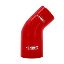 Cargar imagen en el visor de la galería, Mishimoto Silicone Reducer Coupler 45 Degree 2.25in to 3in - Red