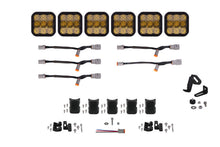 Cargar imagen en el visor de la galería, Diode Dynamics SS5 Pro Universal CrossLink 6-Pod Lightbar - Yellow Combo