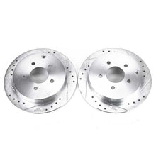 Cargar imagen en el visor de la galería, Power Stop 02-07 Buick Rendezvous Rear Evolution Drilled &amp; Slotted Rotors - Pair