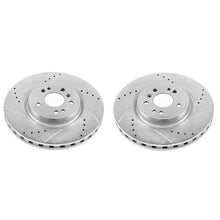 Cargar imagen en el visor de la galería, Power Stop 16-17 Mercedes-Benz GLE300d Front Evolution Drilled &amp; Slotted Rotors - Pair
