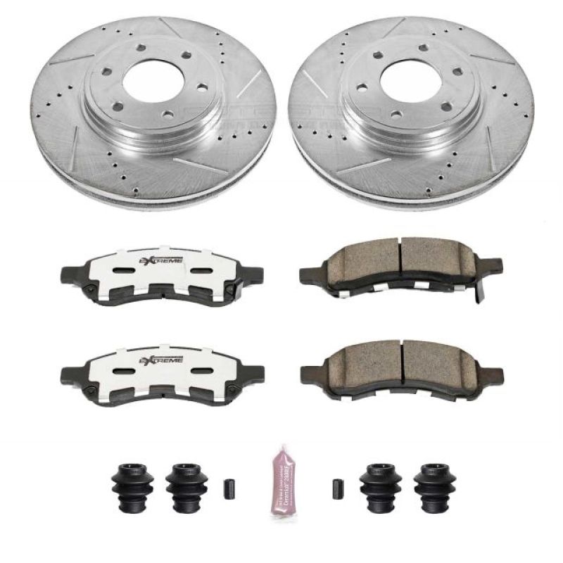 Power Stop 06-09 Chevrolet Trailblazer Front Z26 Street Warrior Brake Kit