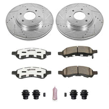 Cargar imagen en el visor de la galería, Power Stop 06-09 Chevrolet Trailblazer Front Z26 Street Warrior Brake Kit