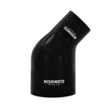 Cargar imagen en el visor de la galería, Mishimoto Silicone Reducer Coupler 45 Degree 2.5in to 4in - Black