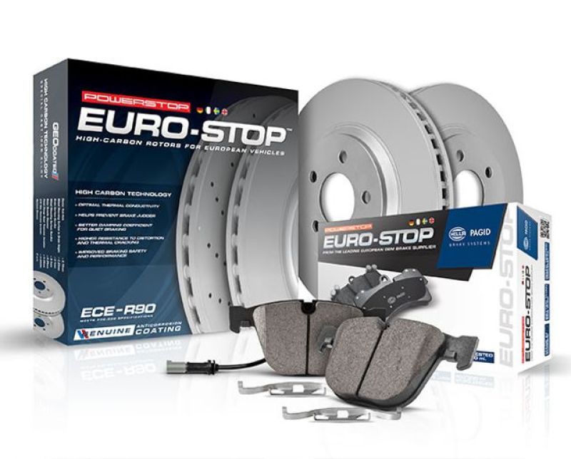 Power Stop 2004 Mercedes-Benz C230 Front Euro-Stop Brake Kit