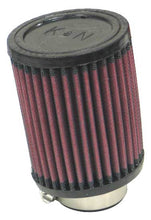 Cargar imagen en el visor de la galería, K&amp;N Filter Universal Rubber Filter 1 3/4 inch 10 Degree Flange 3 1/2 inch OD 4 1/2 inch Height