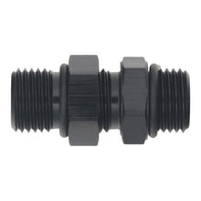 Cargar imagen en el visor de la galería, DeatschWerks 6AN ORB Male to 6AN ORB Male Swivel Adapter - Anodized Matte Black