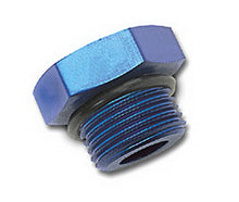 Cargar imagen en el visor de la galería, Russell Performance -6 AN Straight Thread Plug (Blue)