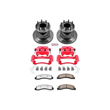 Cargar imagen en el visor de la galería, Power Stop 99-02 Ford F-350 Super Duty Front Z36 Truck &amp; Tow Kit w/Cals