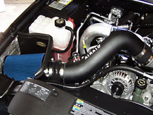 Cargar imagen en el visor de la galería, Airaid 01-04 Chevy &amp; GMC Duramax 6.6L LB7 CAD Intake System w/ Tube (Dry / Blue Media)