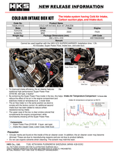 Cargar imagen en el visor de la galería, HKS Cold Air Intake Box Kit ZN8/ZD8