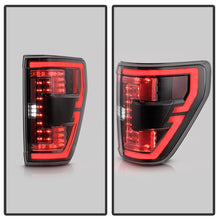 Cargar imagen en el visor de la galería, Spyder 21-23 Ford F150 (Halogen w/ Blind Spot) Full LED Tail Lights - Black (ALT-YD-FF15021HALBS-BK)