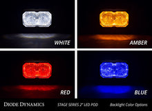 Load image into Gallery viewer, Diode Dynamics Stage Series 2 In LED Pod Pro - White Flood Standard WBL Each