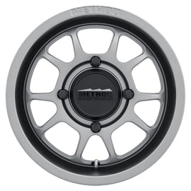 Method MR409 Bead Grip 14x7 / 4+3/13mm Offset / 4x136 / 106.25mm CB Steel Grey