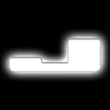 Load image into Gallery viewer, ORACLE Lighting Universal Illuminated LED Letter Badges - Matte Wht Surface Finish - J