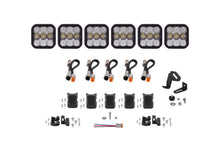 Cargar imagen en el visor de la galería, Diode Dynamics SS5 Sport Universal CrossLink 6-Pod Lightbar - White Combo