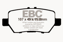 Load image into Gallery viewer, EBC 05-08 Acura RL 3.5 Yellowstuff Rear Brake Pads