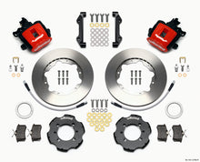 Cargar imagen en el visor de la galería, Wilwood Combination Parking Brake Rear Kit 11.00in Red 2012 Fiat 500 w/ Lines