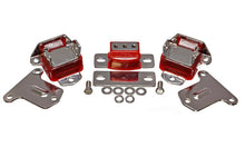 Load image into Gallery viewer, Energy Suspension 69-71 Camaro / 70-73 Monte Carlo Red Motor and Transmission Mounts; Chrome Finish