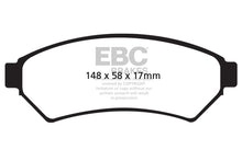 Cargar imagen en el visor de la galería, EBC 04-05 Buick Terraza 3.5 FWD Greenstuff Front Brake Pads