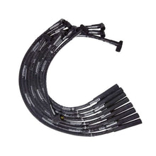 Cargar imagen en el visor de la galería, Moroso SB Chrysler Mopar Sleeved Str Plug HEI Dist Ultra Spark Plug Wire Set - Black