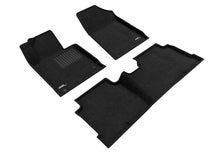 Cargar imagen en el visor de la galería, 3D Maxpider 15-19 Hyundai Sonata / Elegant 1st 2nd Row - Floor Mat Set (Black)