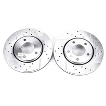 Cargar imagen en el visor de la galería, Power Stop 02-07 Chrysler Town &amp; Country Front Evolution Drilled &amp; Slotted Rotors - Pair