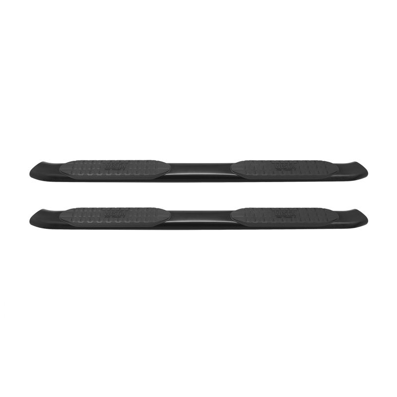 Westin 2016-2018 Nissan Titan XD Crew Cab PRO TRAXX 5 Oval Nerf Step Bars - Black