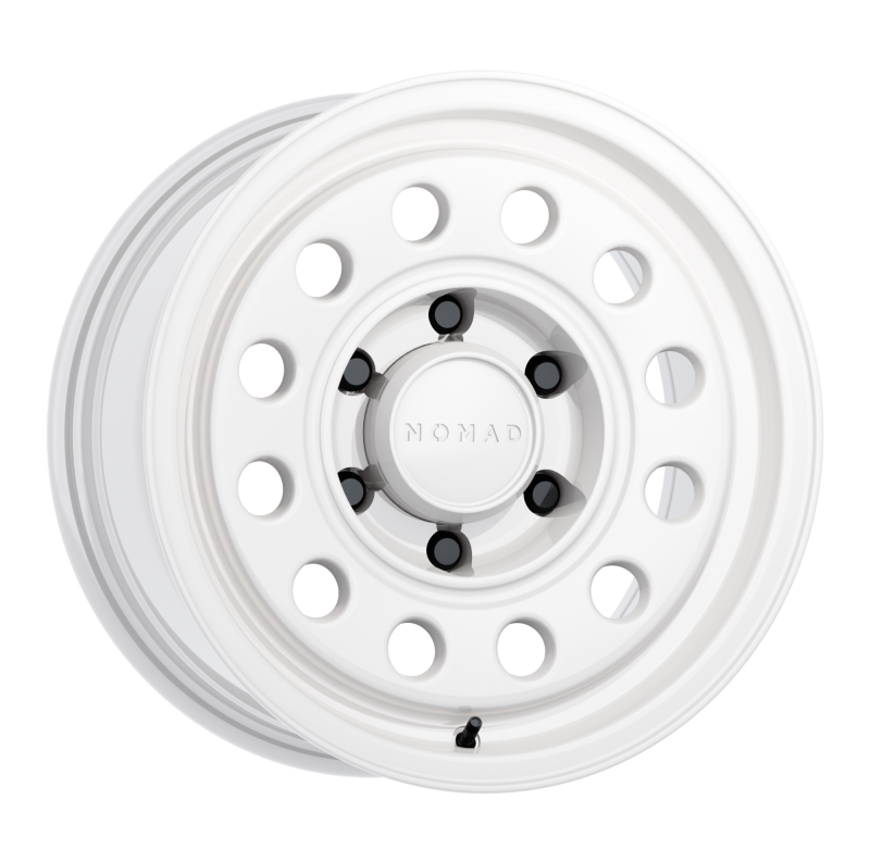 Nomad N501SA Convoy 15x7in / 6x139.7 BP / -10mm Offset / 107.95mm Bore - Gloss White Wheel