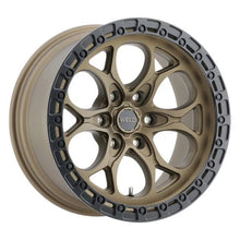 Cargar imagen en el visor de la galería, Weld 18x9 Ledge 6 6x139.7 ET-12 BS 4.50 Satin Bronze / Satin Black Ring 106.1