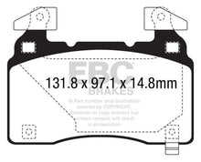 Cargar imagen en el visor de la galería, EBC 12+ Tesla Model S Electric Greenstuff Front Brake Pads