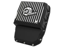 Cargar imagen en el visor de la galería, aFe Transmission Pan (Black w/ Machined Fins) 13-19 Dodge Diesel Trucks L6-6.7L (td)