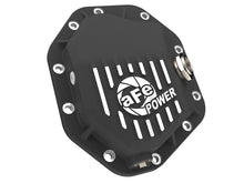 Cargar imagen en el visor de la galería, aFe 19-25 GM Trucks Front Diff Cover - Black w/ Machined Fins
