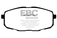 Cargar imagen en el visor de la galería, EBC 09-12 Hyundai Elantra 2.0 Touring Redstuff Front Brake Pads