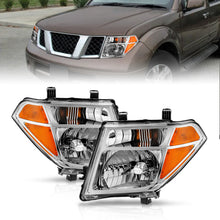 Load image into Gallery viewer, ANZO 2005-2008 Nissan Pathfinder Crystal Headlight Chrome Amber (OE Replacement)