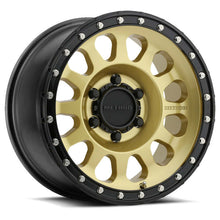 Load image into Gallery viewer, Method MR315 20x10 / 6x135 BP / -18mm Offset / 87mm CB Gold - Black Lip Wheel