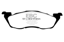 Cargar imagen en el visor de la galería, EBC 97-98 Dodge Dakota 2WD 2.5 Ultimax2 Front Brake Pads