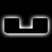 Cargar imagen en el visor de la galería, ORACLE Lighting Universal Illuminated LED Letter Badges - Matte Blk Surface Finish - U