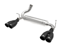 Cargar imagen en el visor de la galería, aFe Rebel Series 2.5in 409 SS Axle-Back Exhaust System Black 07-18 Jeep Wrangler (JK) V6-3.6L/3.8L