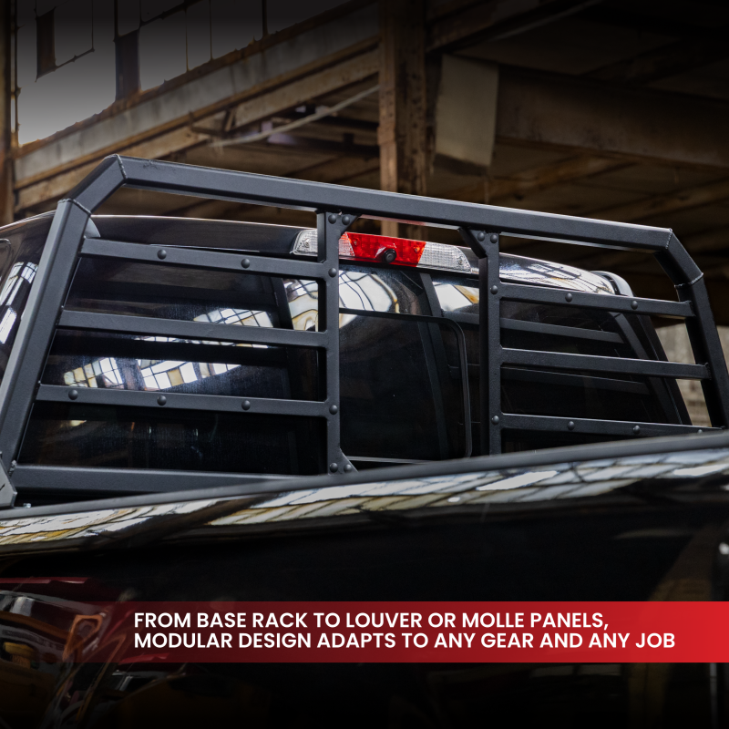 Gen-Y 17+ Ford F250/ F350 Defender 2 Outer Molle Panel for Headache Rack - Black