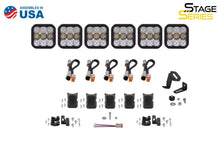 Cargar imagen en el visor de la galería, Diode Dynamics SS5 Sport Universal CrossLink 6-Pod Lightbar - White Combo