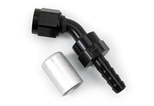 Load image into Gallery viewer, Russell Hose End Crimp On 10 Sae Port Male To -8 Hose 45 Deg Swivel Blk Anodized