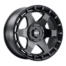 Weld Off-Road Ridge 20x9 - 5x127 / 5x139.7 BP - ET0 - 87.1mm CB - Satin Black Wheel