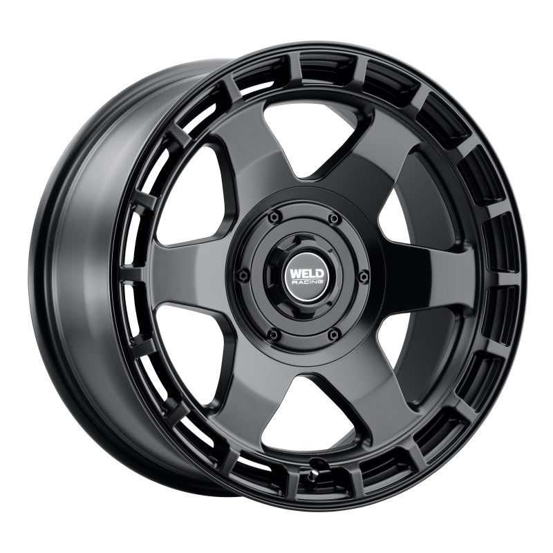Weld Off-Road Ridge 20x9 - 8x180 BP - ET0 - 124.3mm CB - Satin Black Wheel