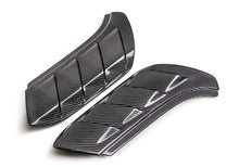 Cargar imagen en el visor de la galería, Ford Racing 22-24 Bronco Raptor 2x2 Twill Carbon Fiber Fender Vent Set- Gloss