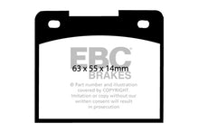 Cargar imagen en el visor de la galería, EBC 64-66 Ford Cortina 1.2 Ultimax2 Front Brake Pads