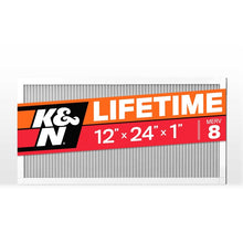 Load image into Gallery viewer, K&amp;N HVAC Filter 12 X 24 X 1 Merv 8
