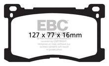 Cargar imagen en el visor de la galería, EBC 12+ Hyundai Equus 5.0 Yellowstuff Front Brake Pads