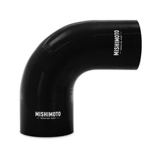 Cargar imagen en el visor de la galería, Mishimoto Silicone Reducer Coupler 90 Degree 3in to 3.75in - Black