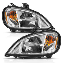 Cargar imagen en el visor de la galería, ANZO 1996-2013 Freightliner Columbia LED Crystal Headlights Chrome Housing w/ Clear Lens (Pair)